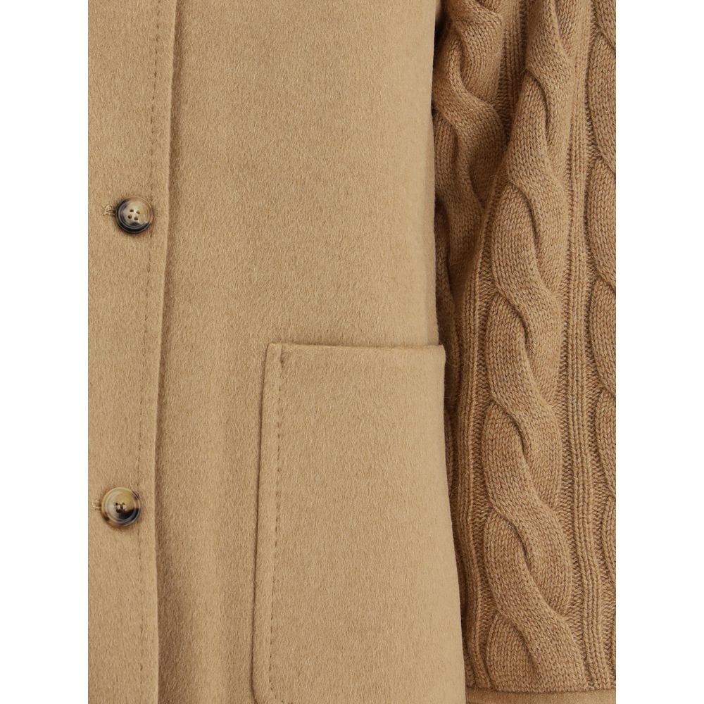 Max Mara Beige Wool Coat