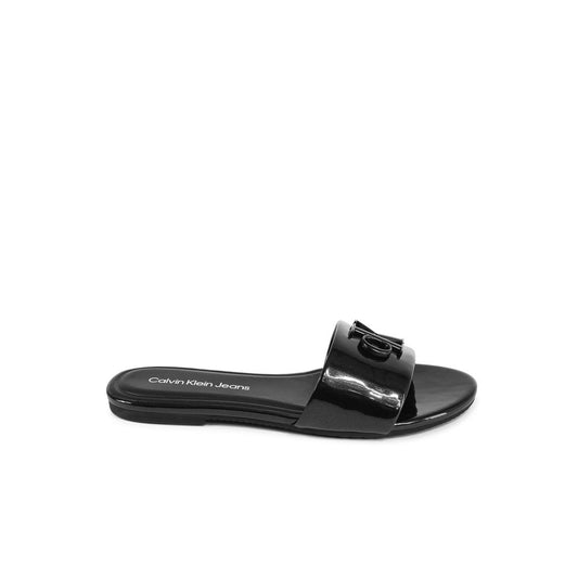 Calvin Klein Black Polyester Slippers