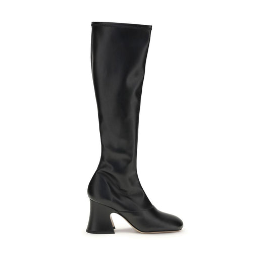 Chloé Black Leather Boots