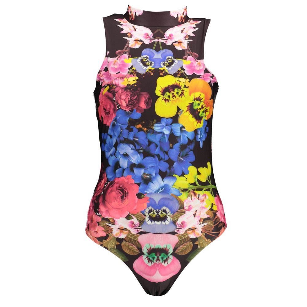 Desigual Black Polyester Bodysuit
