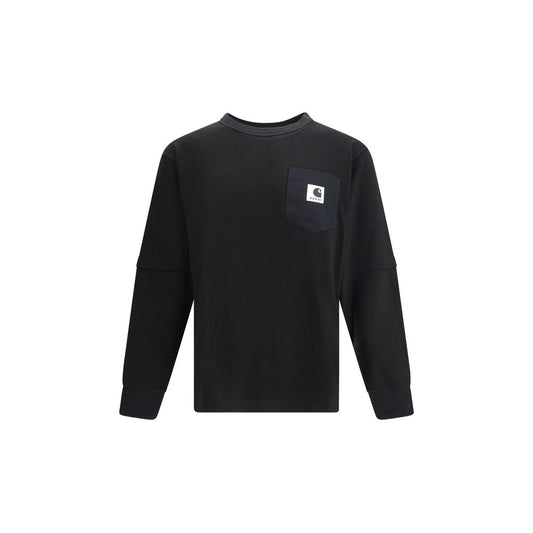 Sacai Black Cotton Sportswear