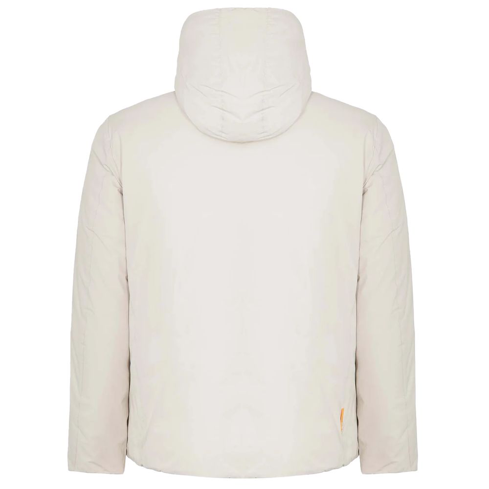 Suns White Polyester Jackets & Coat
