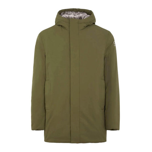 Suns Green Polyester Jackets & Coat