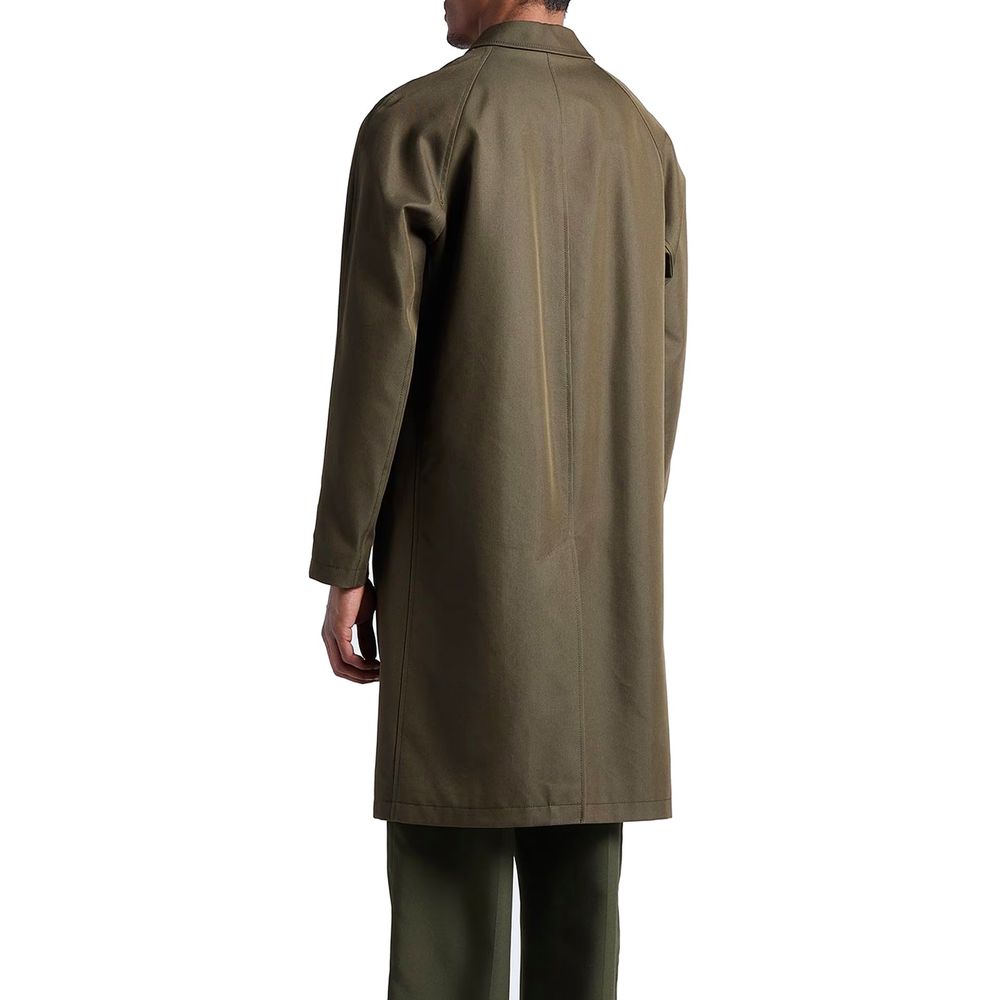Herno Green Cotton Coat