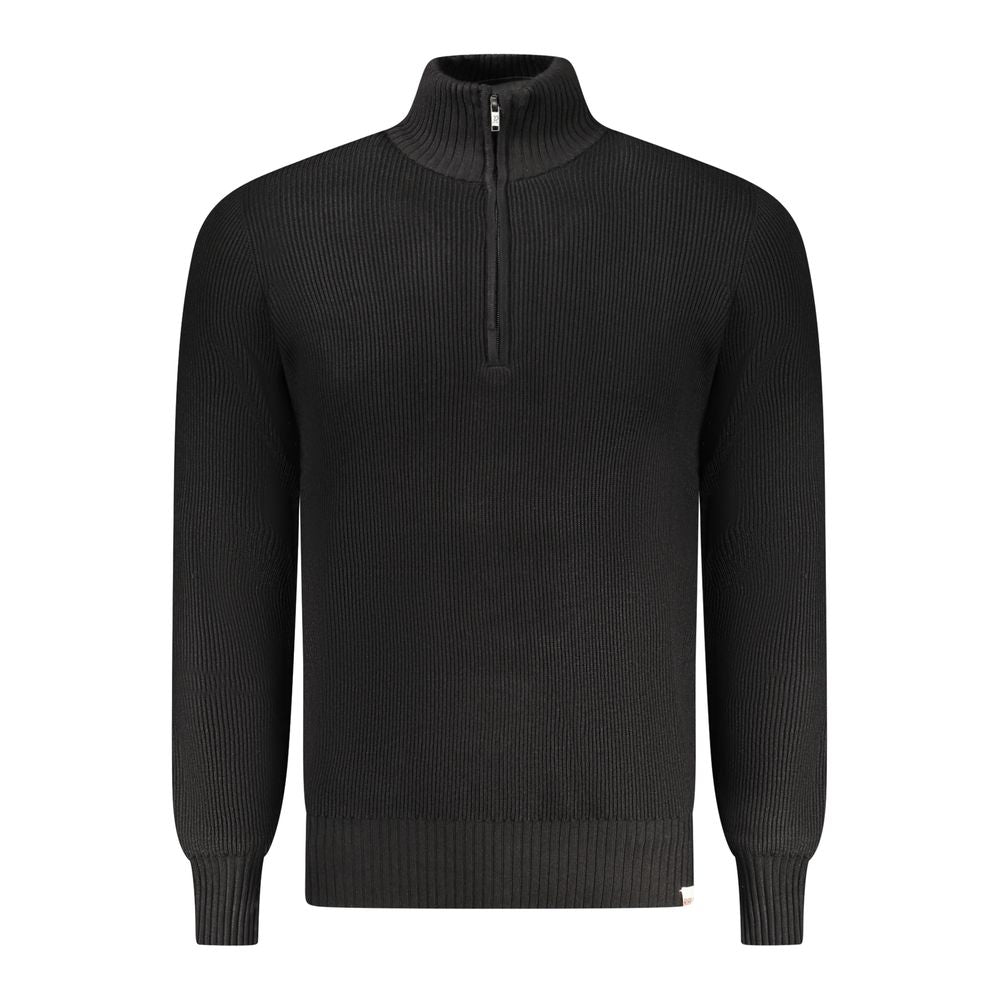 Rifle Black Nylon Men Sweater
