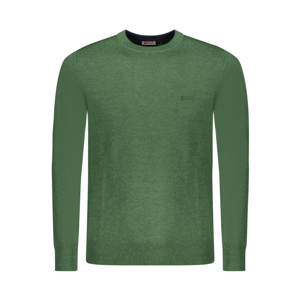 Rifle Green Wool Men Sweater