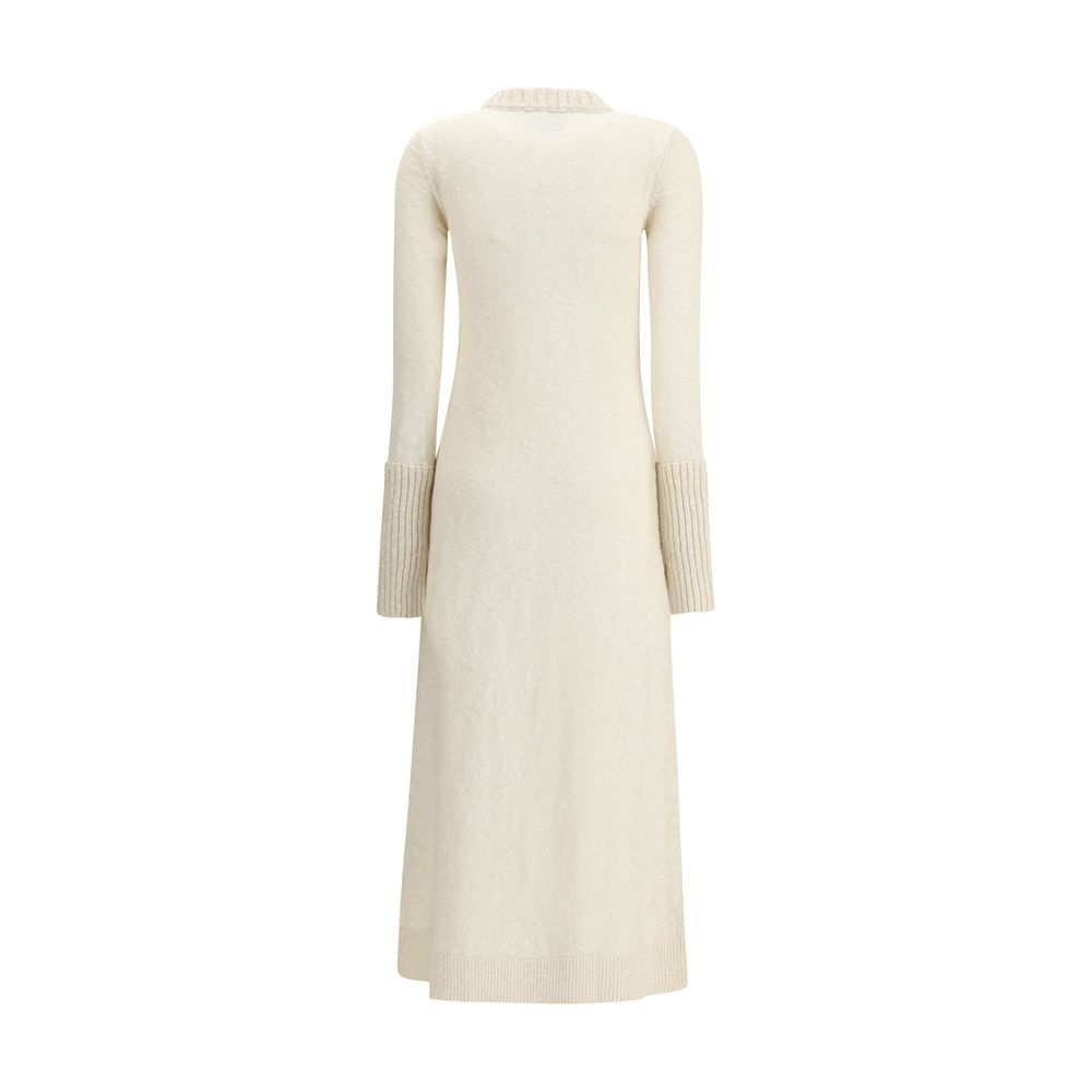 SA SU PHI White Cashmere Casual Dress