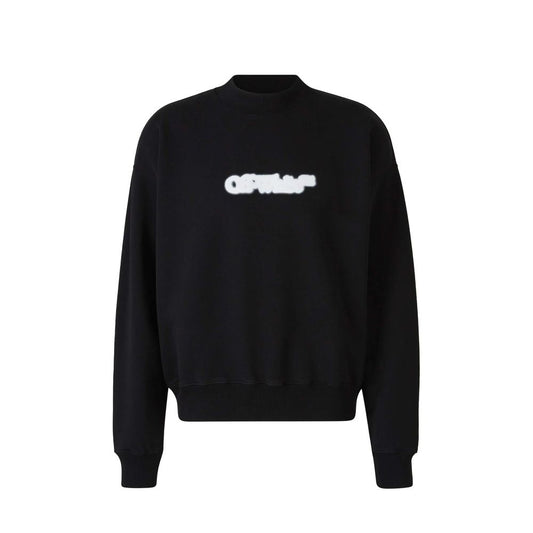 Off-White Black Cotton Sweatshirt