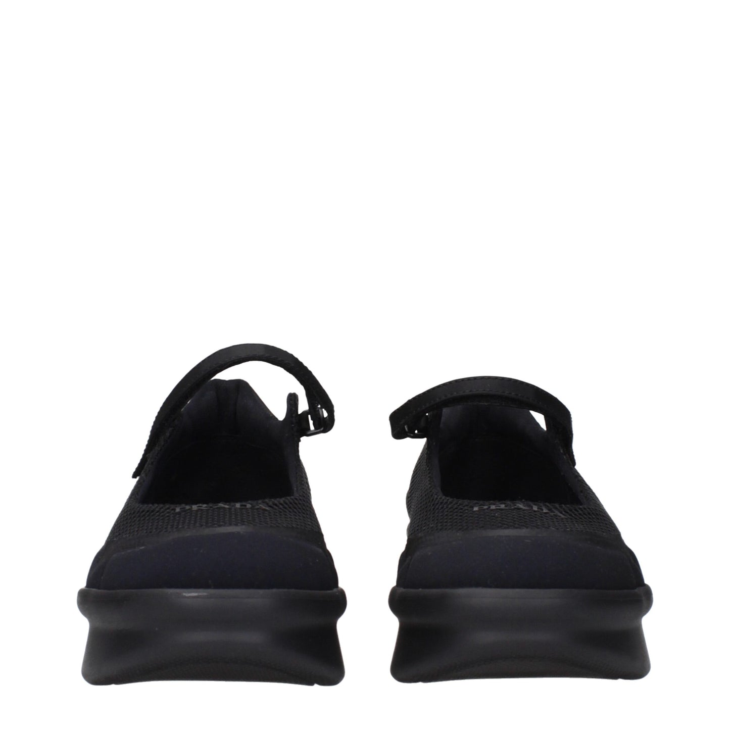 Prada Black Fibres Mules