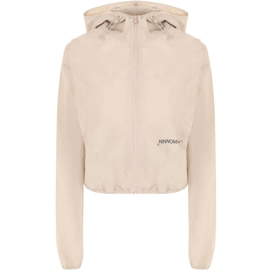 Hinnominate Beige Nylon Jackets & Coat