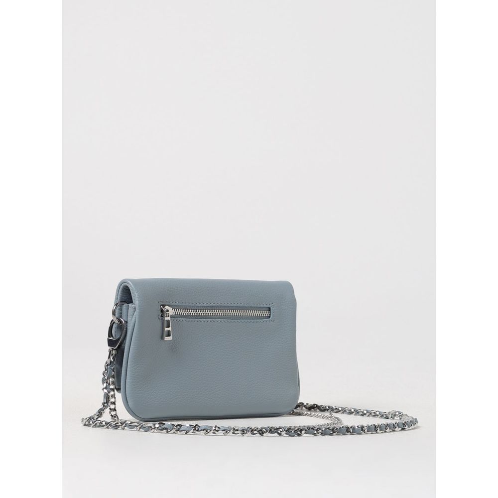 Zadig & Voltaire Blue Leather Clutch Bag