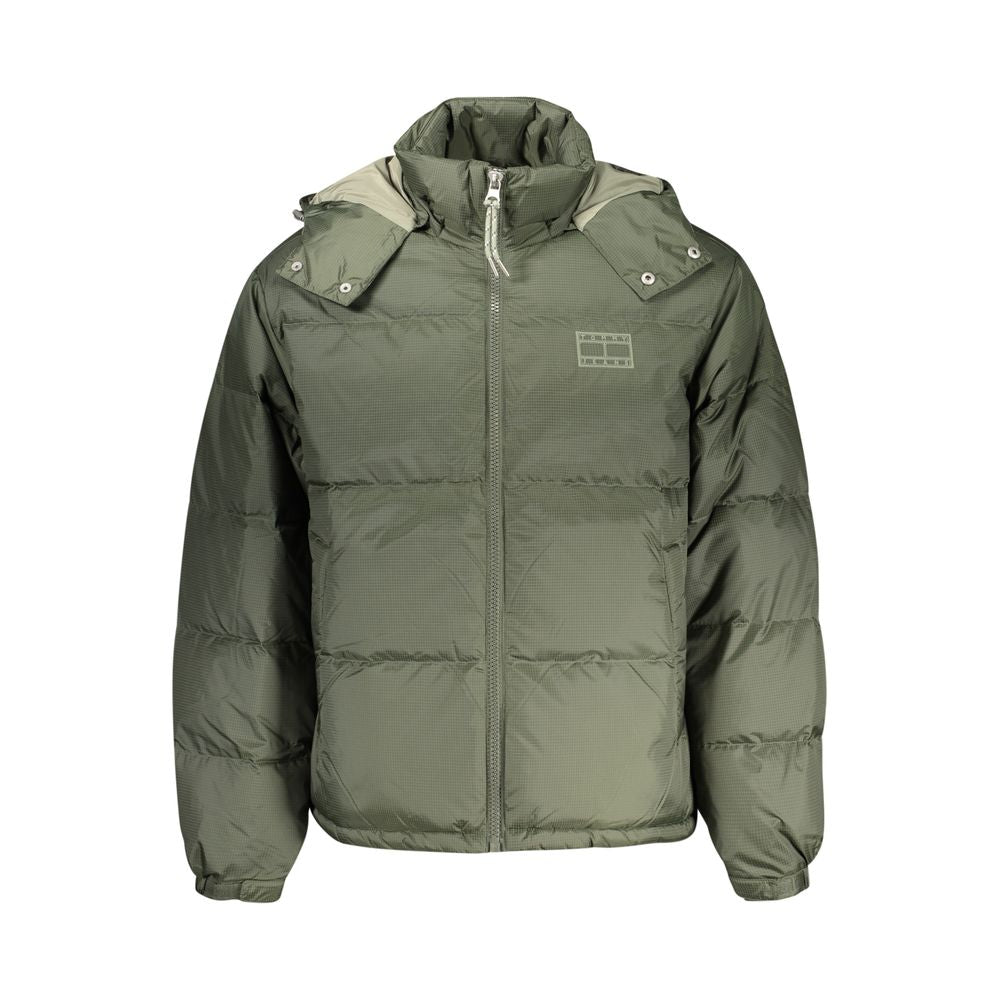Tommy Hilfiger Green Polyester Men Jacket