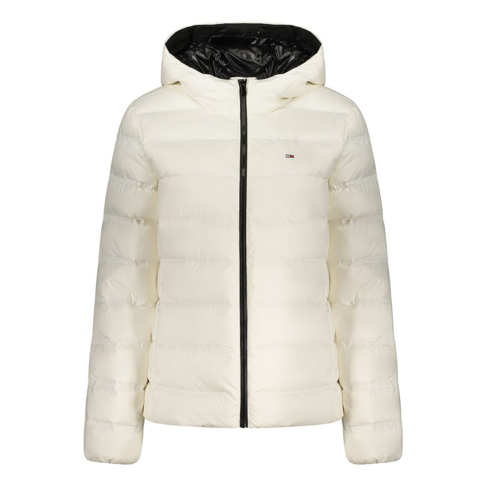 Tommy Hilfiger White Polyester Jackets & Coat